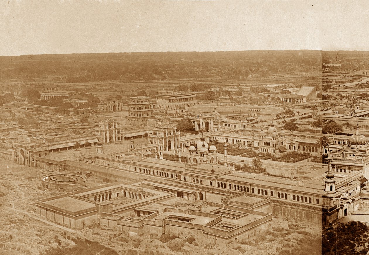 Vista general de Husainabad y sus alrededores de Felice Beato