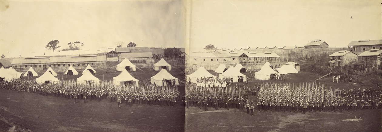 Retrato de Grupo del Batallón Real de Infantería de Marina de Felice Beato