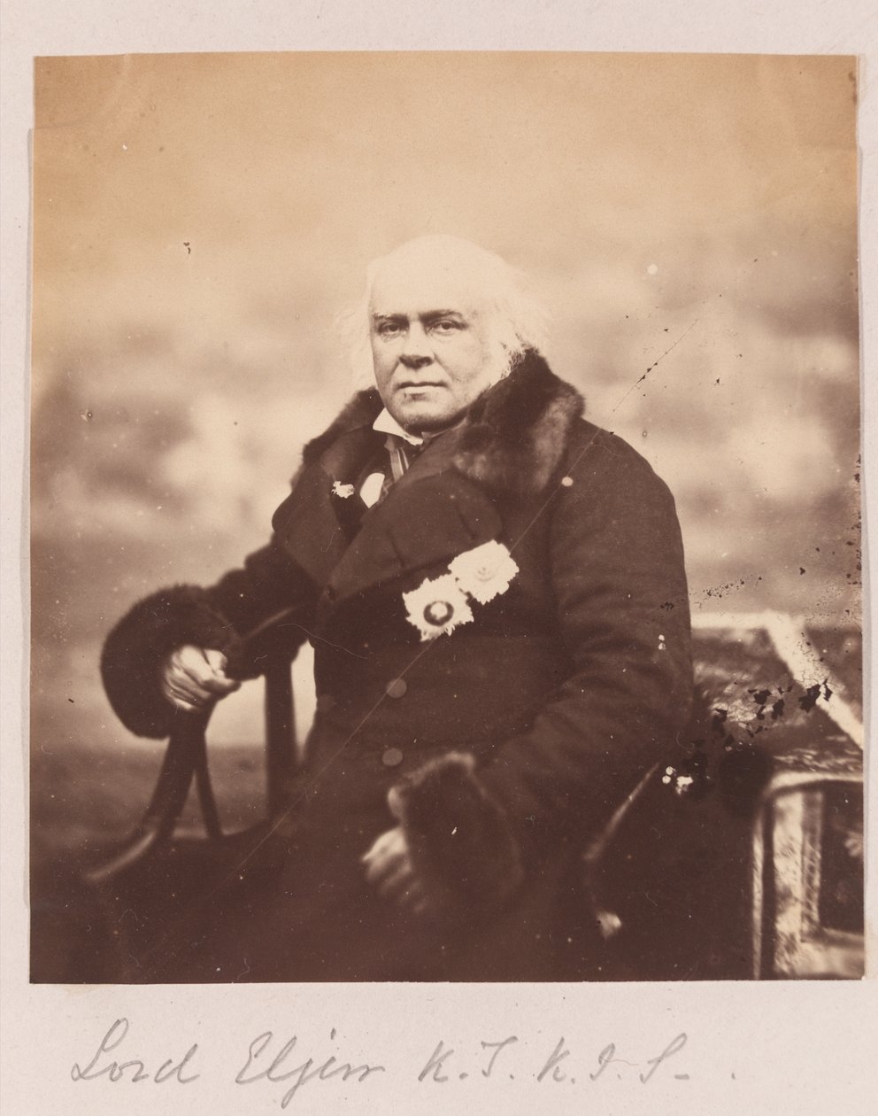 James Bruce octavo Conde de Elgin, 1860 de Felice Beato
