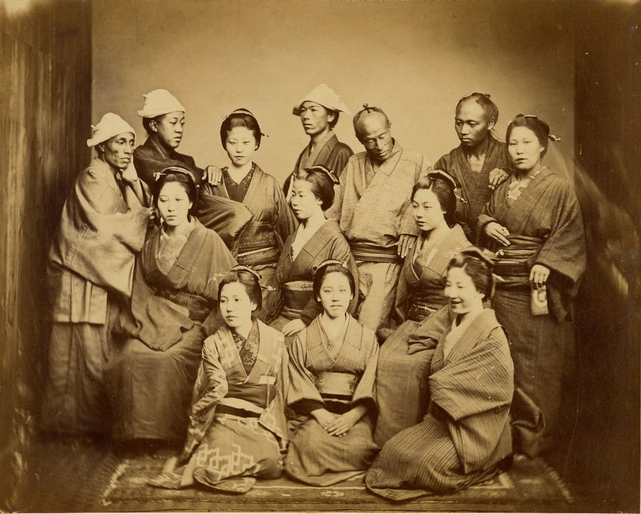 Familia japonesa de Felice Beato