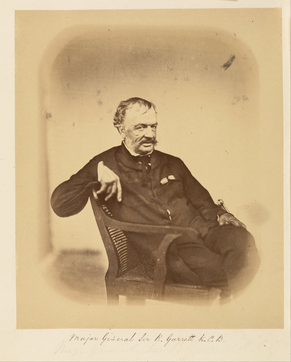 General de División Sir R. Garrett, K.C.B. de Felice Beato