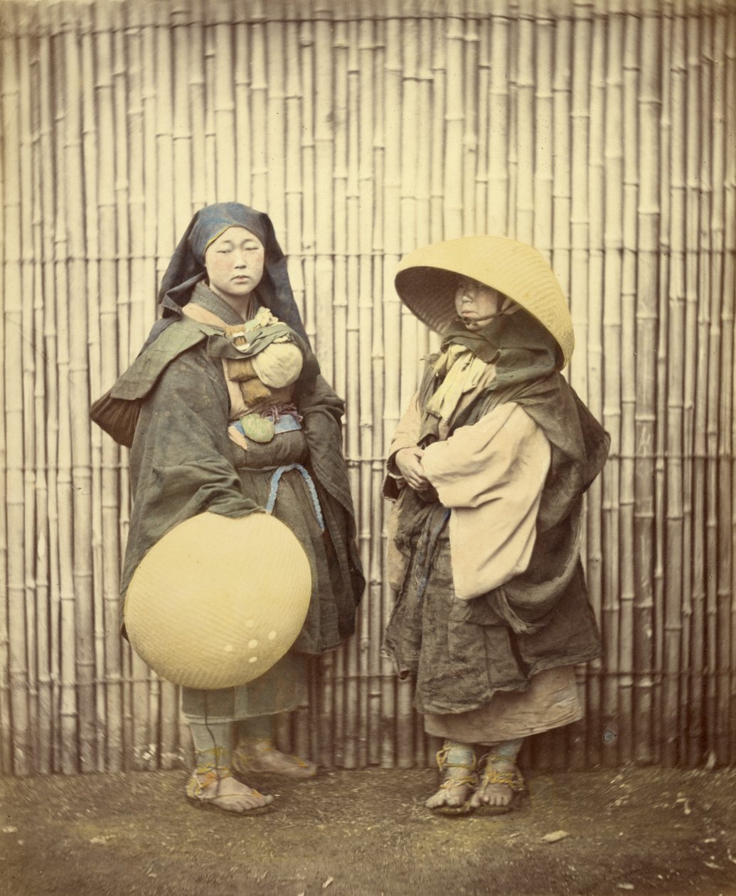Monja mendicante de Felice Beato