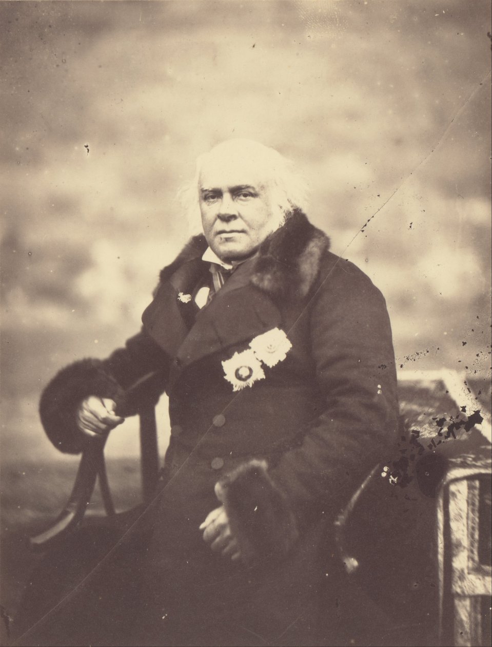Retrato de Lord Elgin, Plenipotenciario y Embajador, quien firmó el tratado de Felice Beato