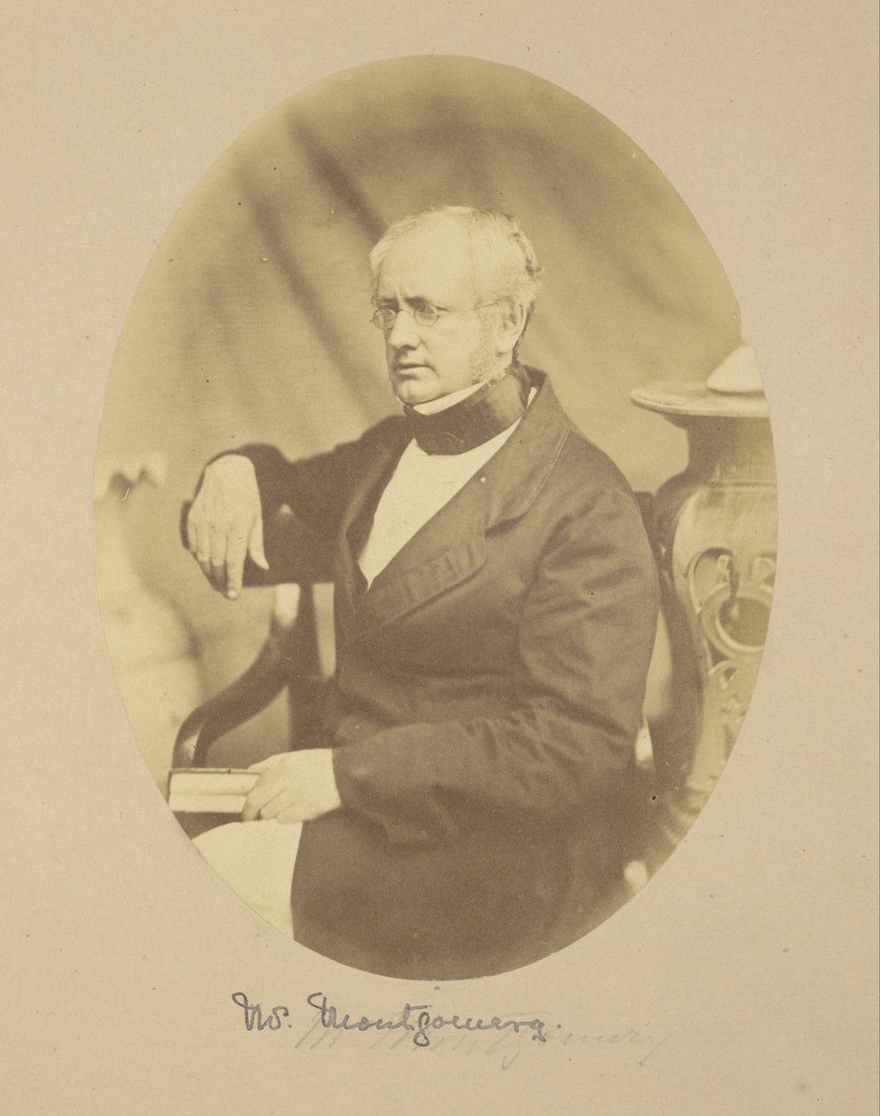 Retrato de Sir Robert Montgomery, Esq., B.C.S, Comisionado Jefe en Oude de Felice Beato