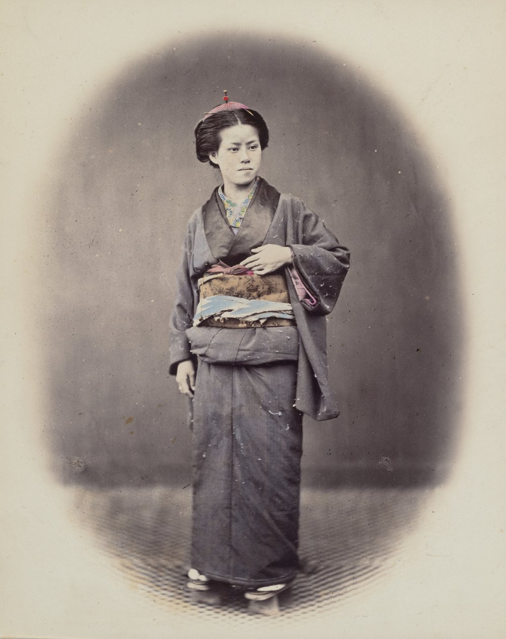 Retrato de una mujer, 1868 de Felice Beato