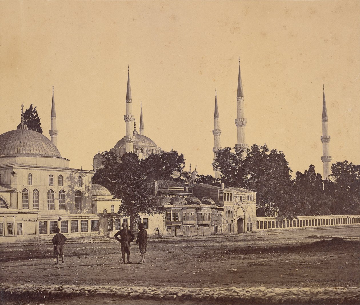 Mezquita del Sultán Ahmed de Felice Beato