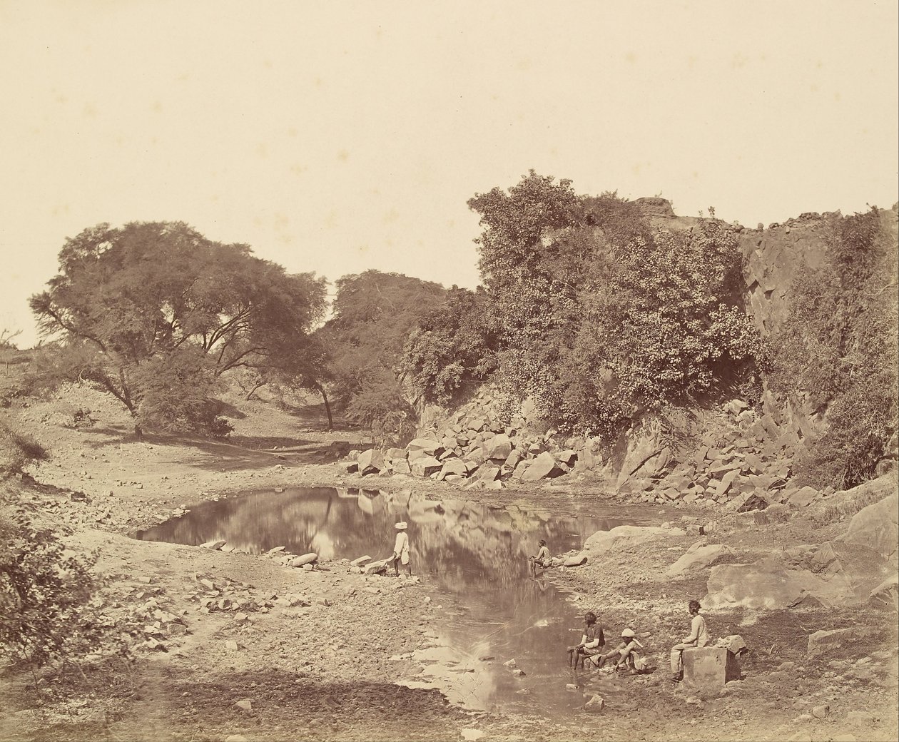 La batería del nido del cuervo de Felice Beato