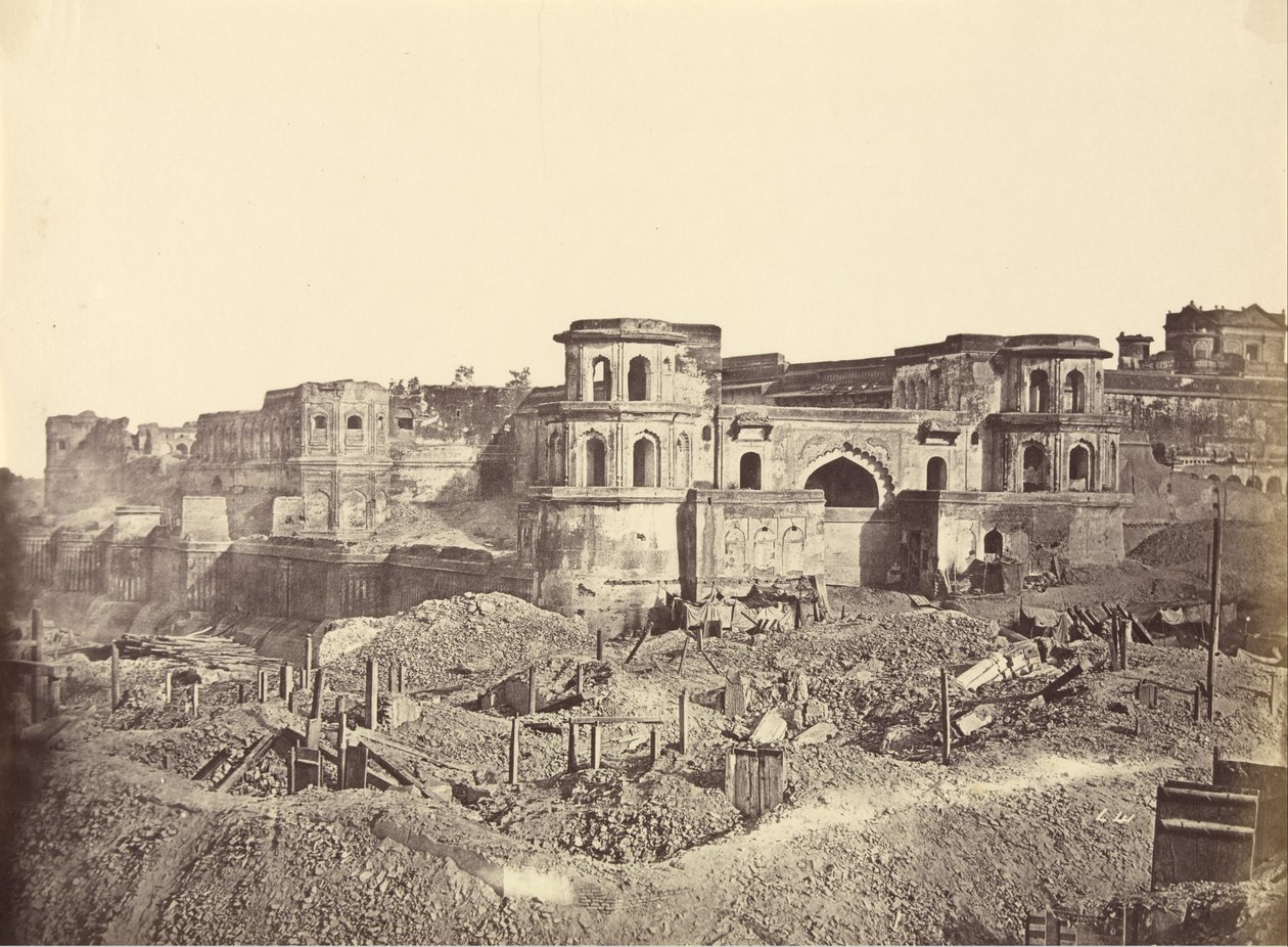 El Mucha Bawn, o la antigua ciudadela de Lucknow de Felice Beato