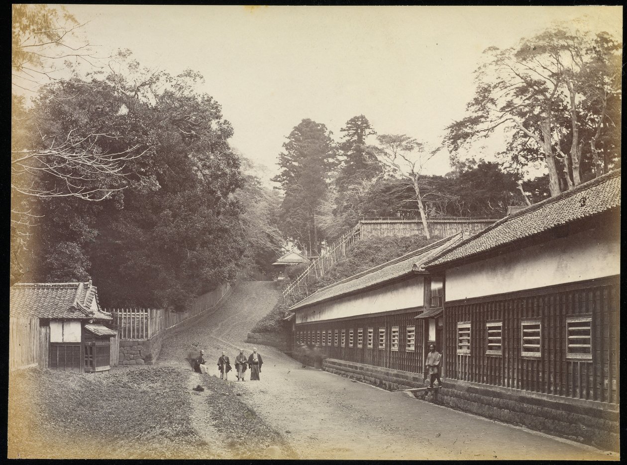 El palacio de los Satsuma, Yedo de Felice Beato