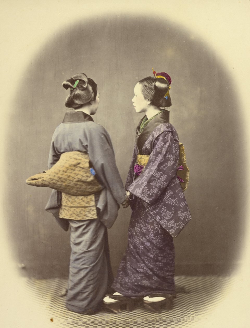 Dos mujeres japonesas de Felice Beato