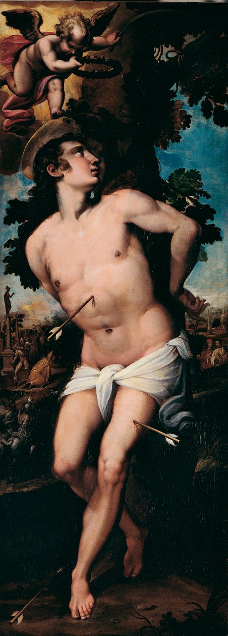 El martirio de San Sebastián de Felice Brusasorci