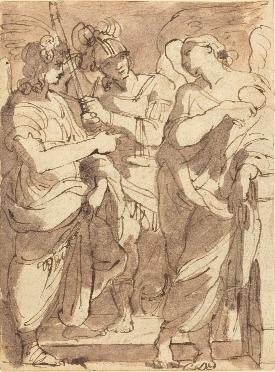Alegoría de la justicia de Felice Giani