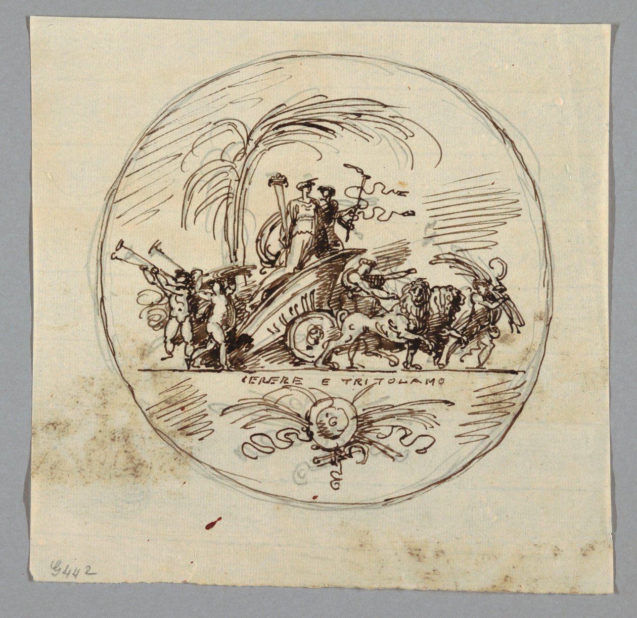 Ceres y Triptolemo de Felice Giani