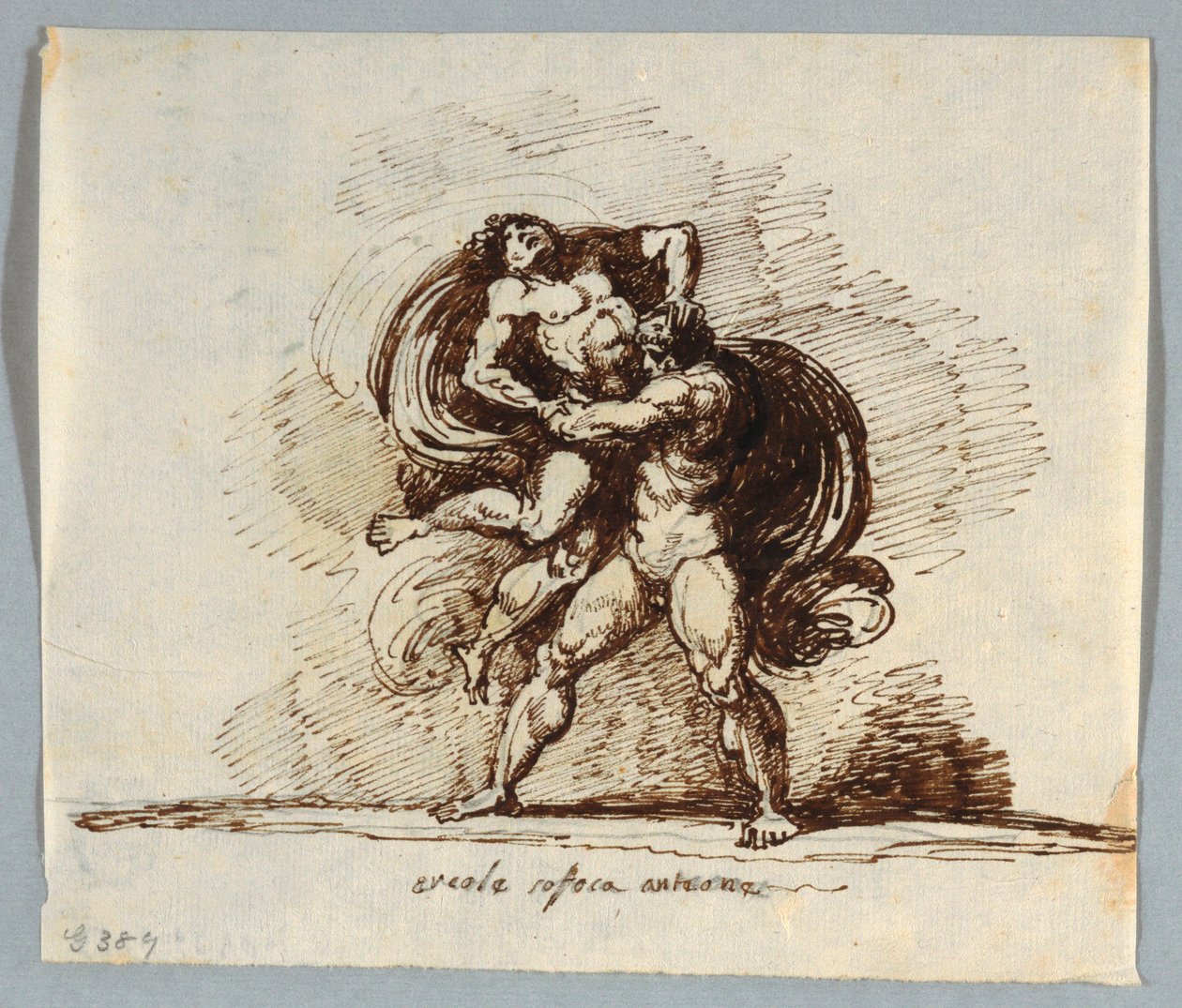 Hércules y Anteo de Felice Giani