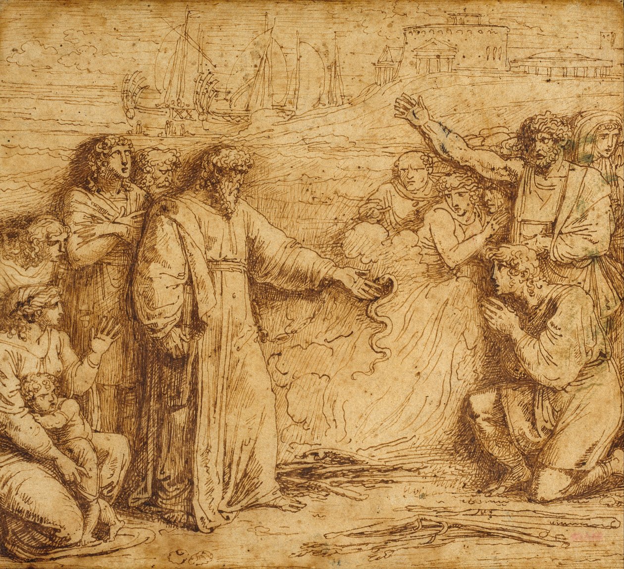 Milagro de San Pablo de Felice Giani