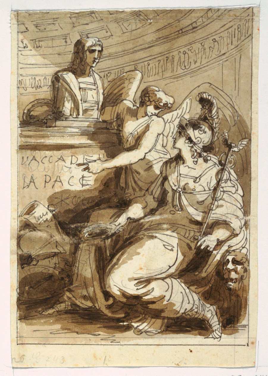 Monumento para una Accademia della Pace de Felice Giani