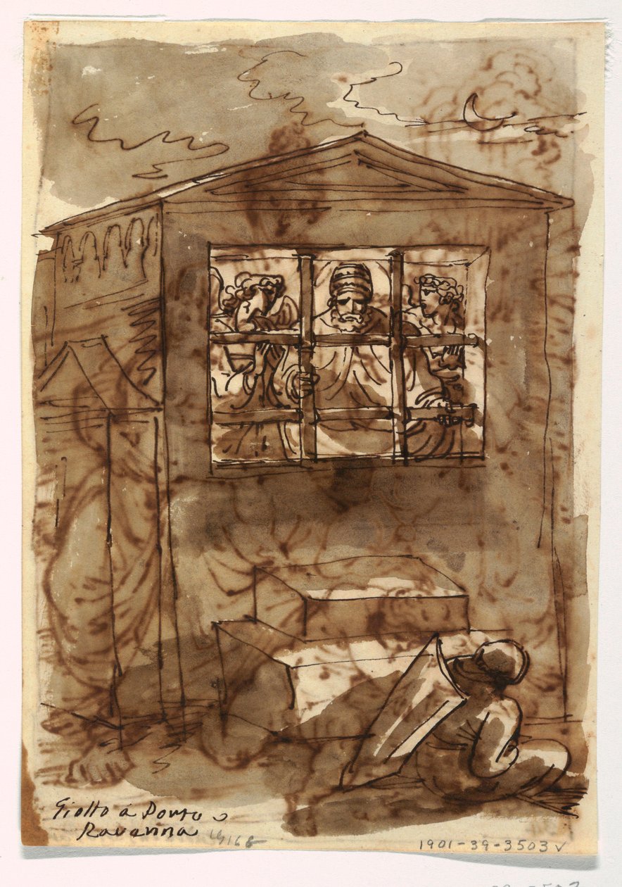 Cuaderno de bocetos, Papa Sixto II y diácono de Felice Giani
