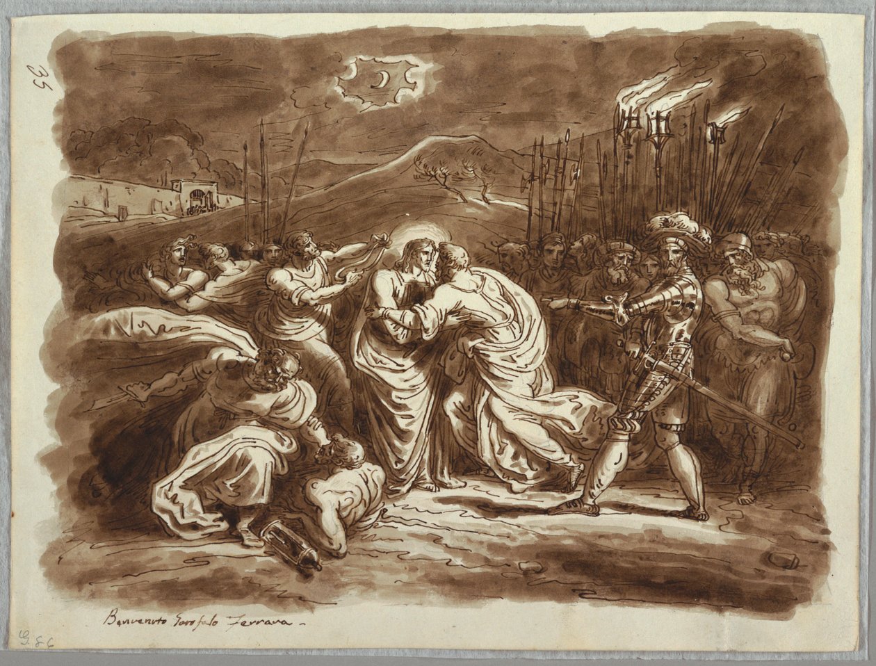La traición de Cristo de Felice Giani