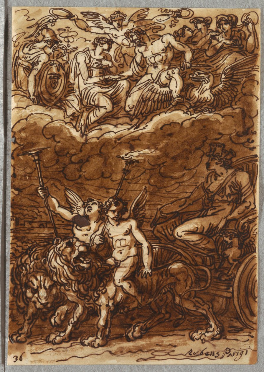 El matrimonio de Enrique IV de Felice Giani