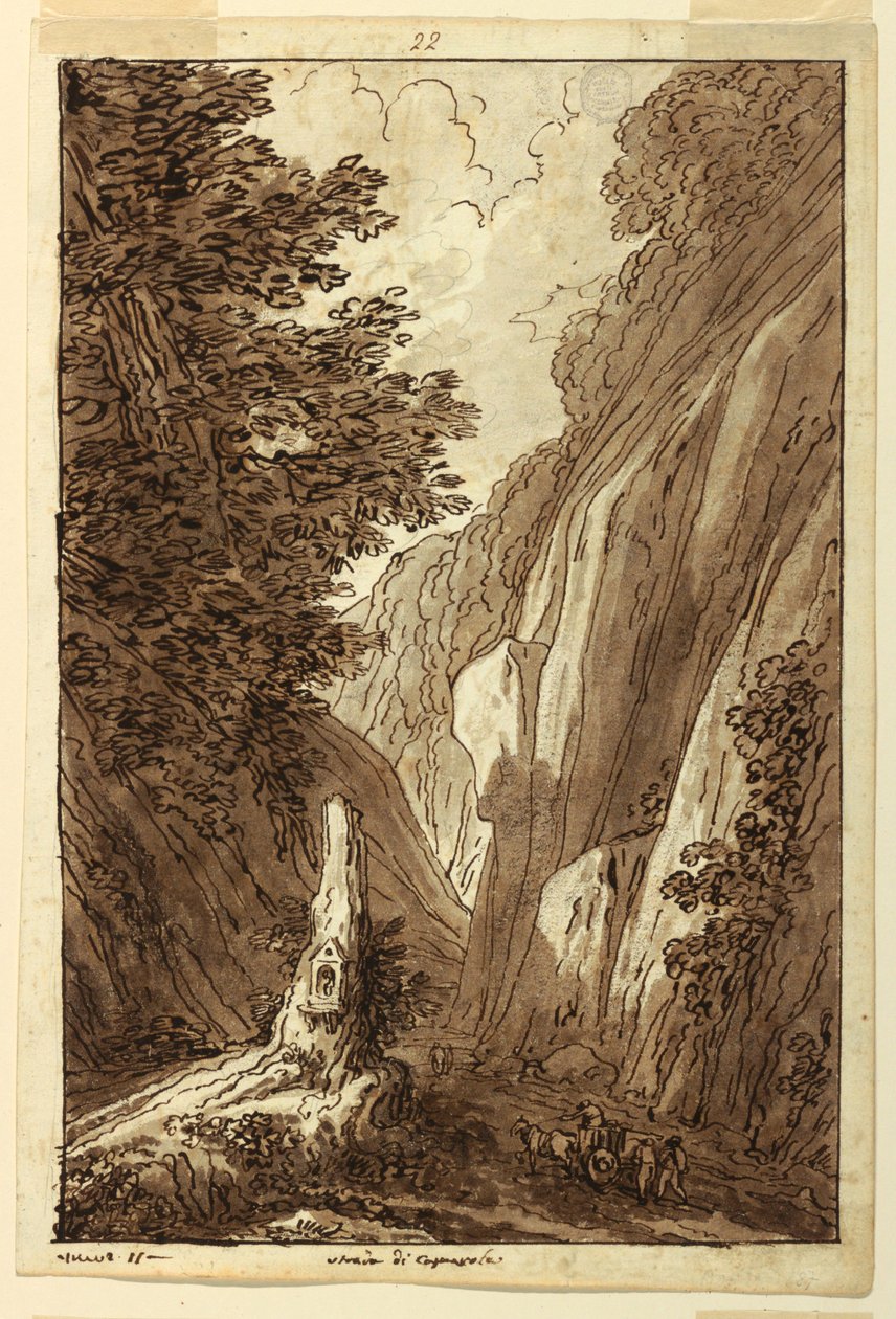El camino a Caprarola de Felice Giani