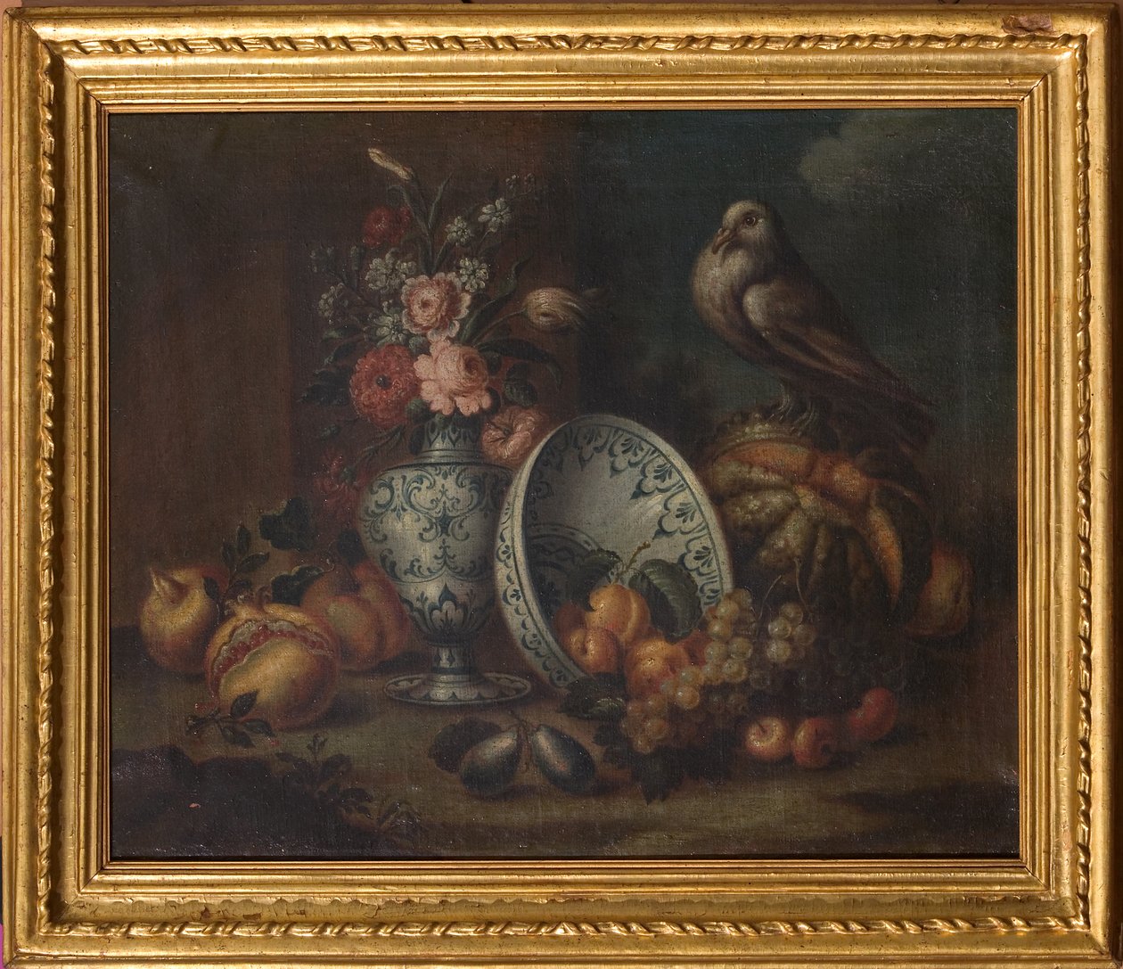 Naturaleza muerta (óleo sobre lienzo) de Felice Rubbiani