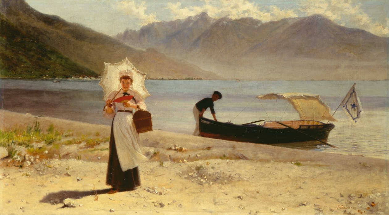 Aterrizaje en el lago de Felice Zennaro