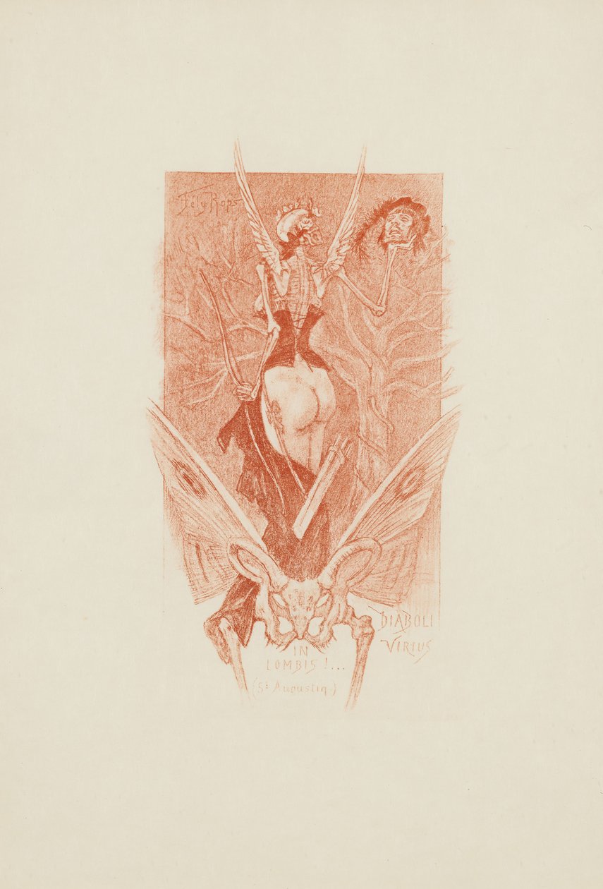 Diaboli Virtus in Lombis de Félicien Rops