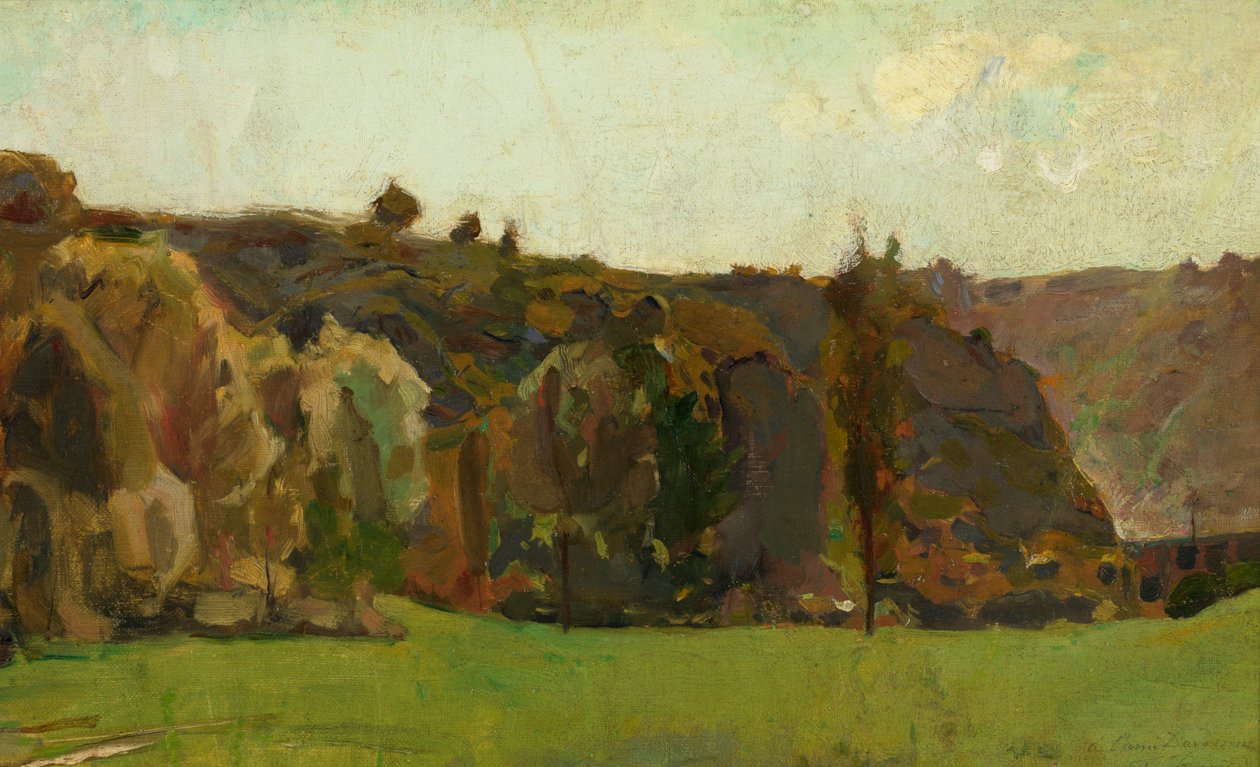 Paisaje en las Ardenas de Félicien Rops