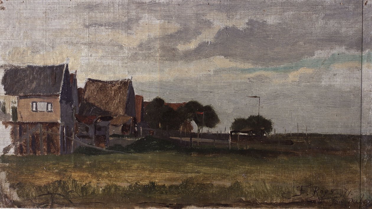 Paisaje en Suecia de Félicien Rops
