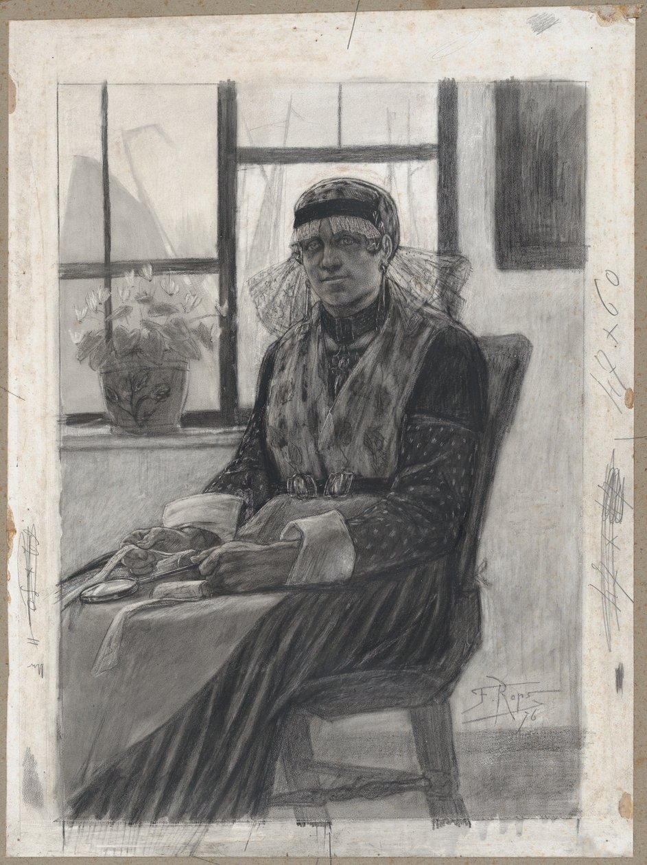 La encajera de Félicien Rops