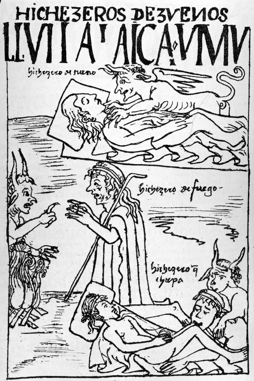Llulla layqha umu, Hechiceros y Brujas Engañosos de Felipe Huaman Poma de Ayala