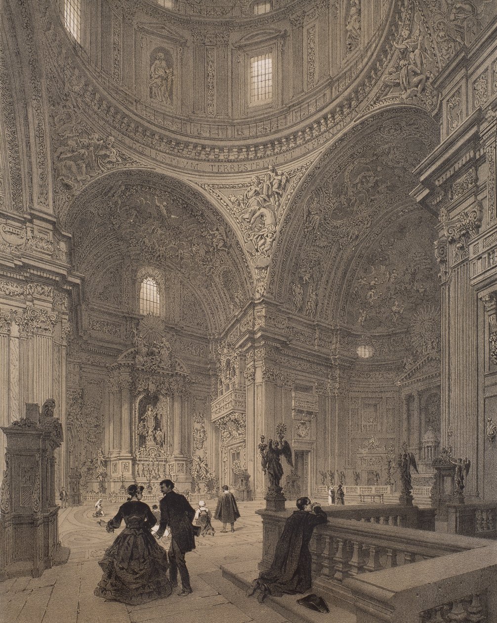 Capilla de San Ignacio de Loyola, Chiesa del Gesu, ilustración del álbum 
