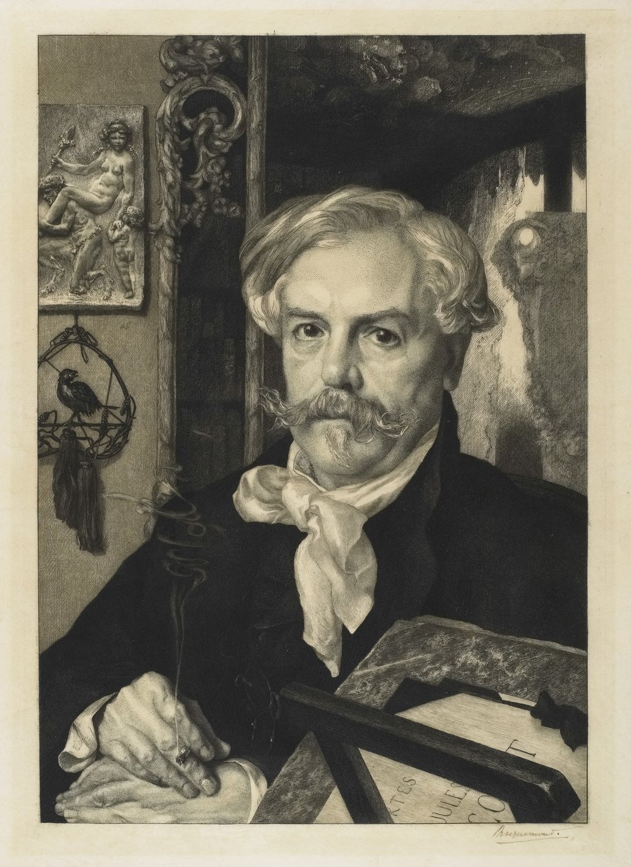 Edmond de Goncourt de Felix Bracquemond