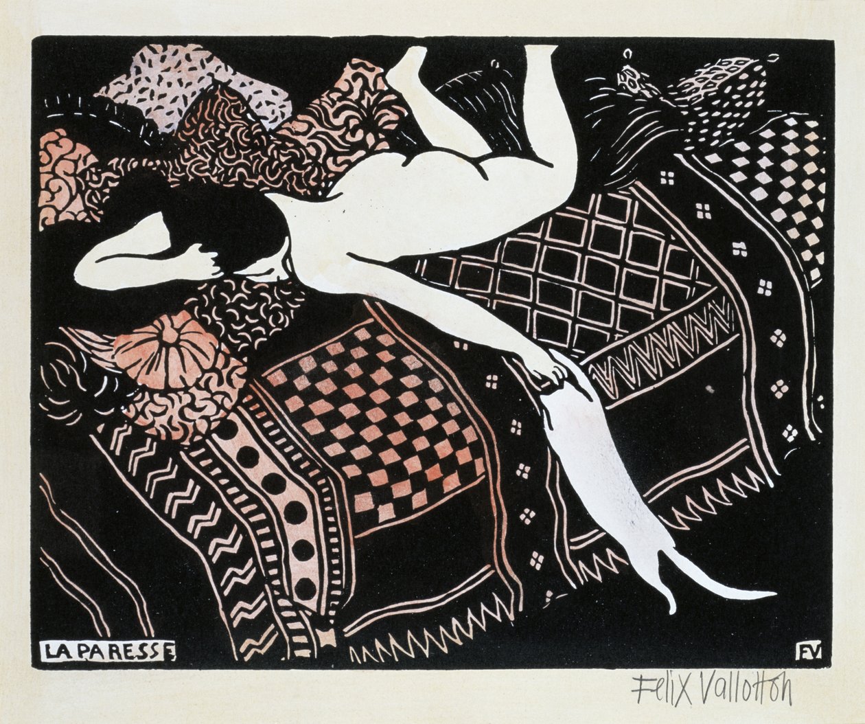 La Pereza, 1896 de Felix Edouard Vallotton