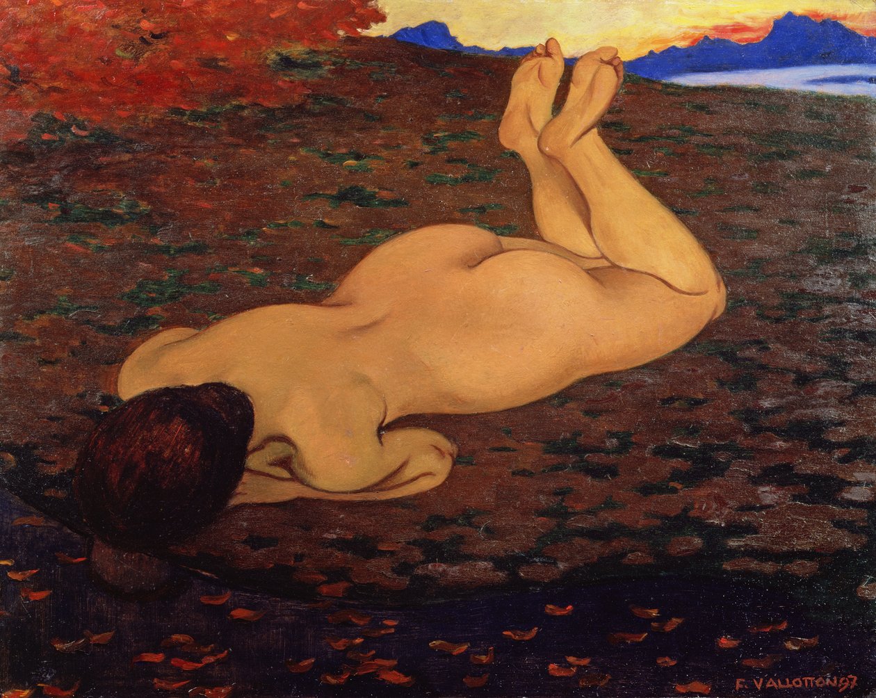 La fuente, 1897 de Felix Edouard Vallotton