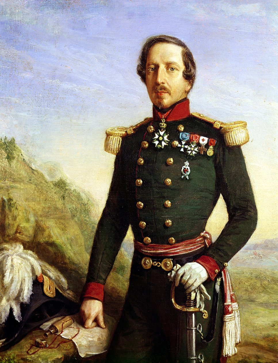 Retrato de Napoleón III (1808-73) 1852 (detalle) de Felix Francois Barthelemy Genaille
