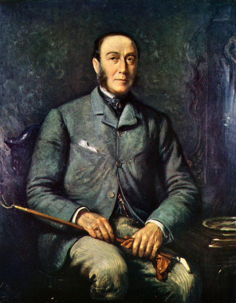 Retrato de James Roosevelt de Felix Stone after Moscheles