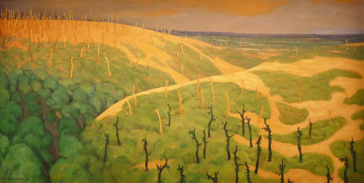 El bosque de la Gruerie y el barranco de los Meurissons de Felix Edouard Vallotton