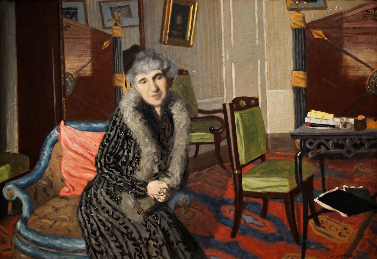 Madame Alexandre Bernheim de Felix Edouard Vallotton