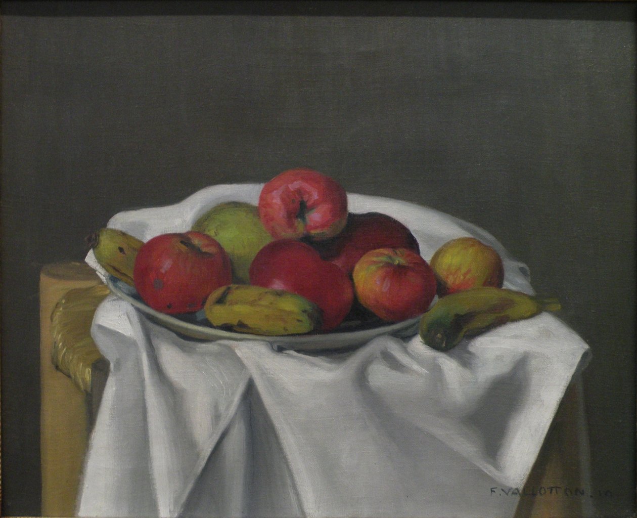 Naturaleza muerta con manzanas de Felix Edouard Vallotton