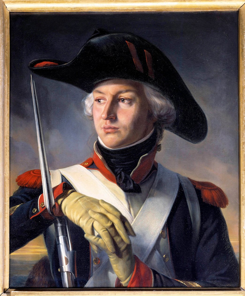 Retrato de Jean Andoche Junot (1771-1813) en Sargento Granadero, Duque de Abrantes. Pintura de Henri Felix Philippoteaux (1815-1884) 1792 de Felix (after) Philippoteaux