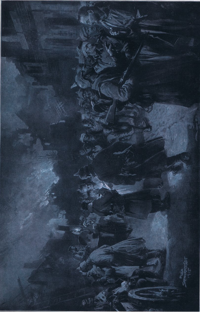 Una pausa en la lucha, de Hindenburg publicado por Daterlandijrcher Derlag & H Weller Berlín de Felix (after) Schwormstadt
