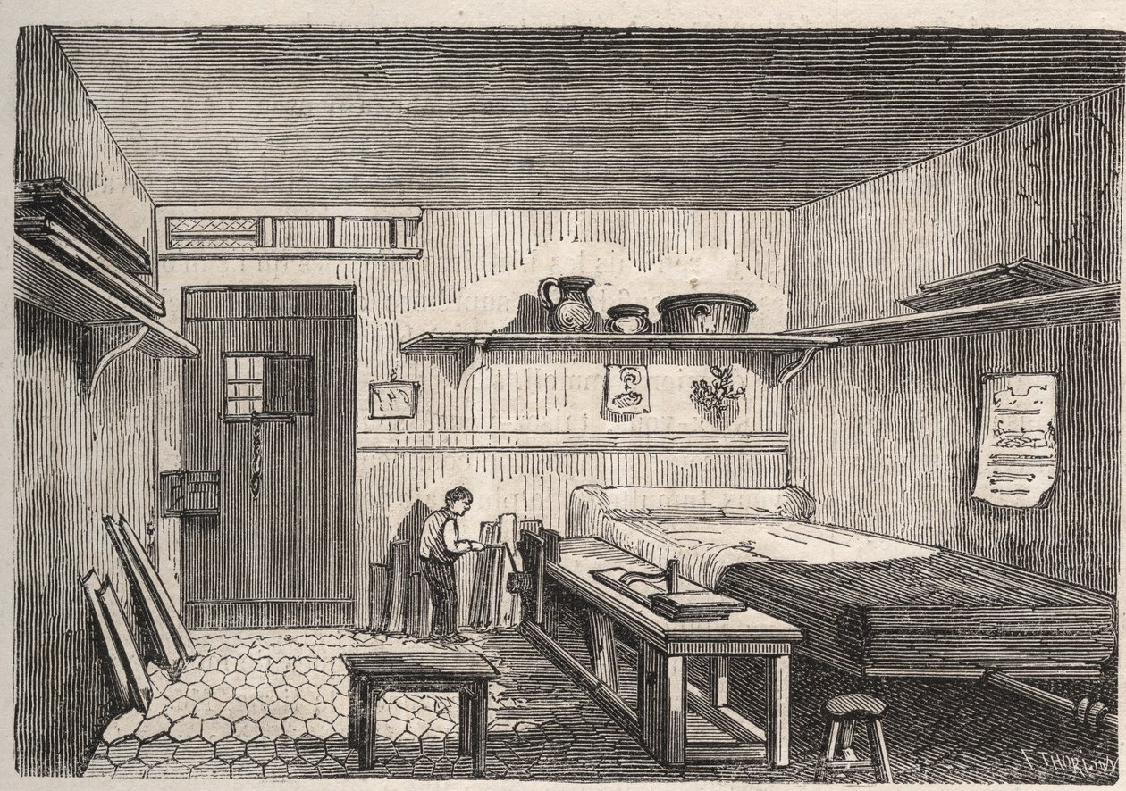 París - Prisión de la Petite Roquette (prisión para mujeres y adolescentes) de Felix (after) Thorigny