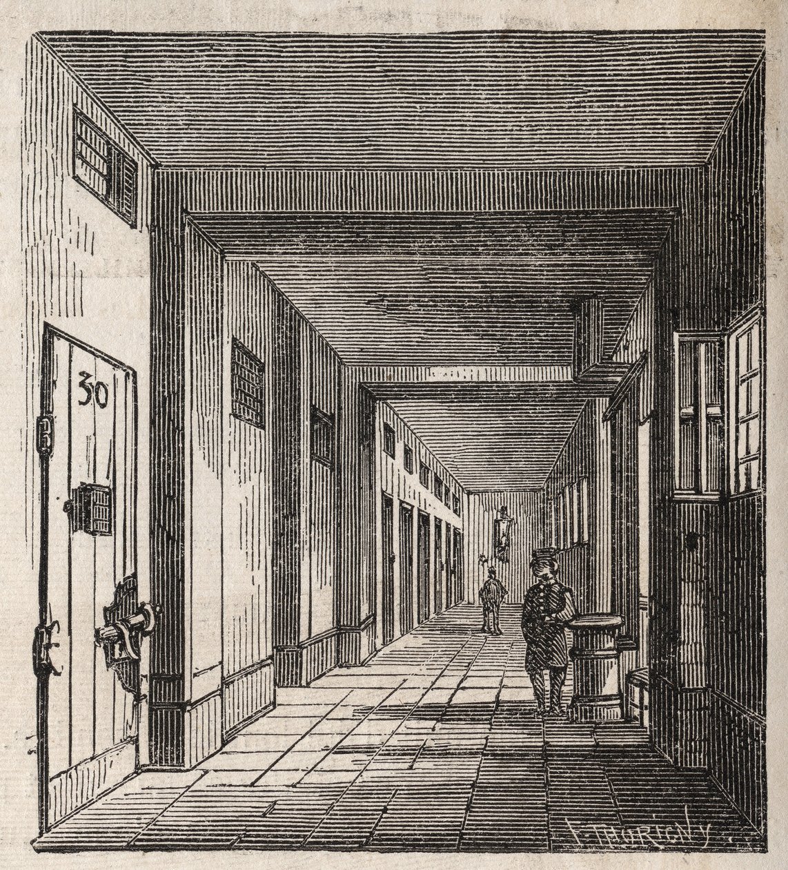 París - Prisión de la Petite Roquette (prisión para mujeres y adolescentes) de Felix (after) Thorigny