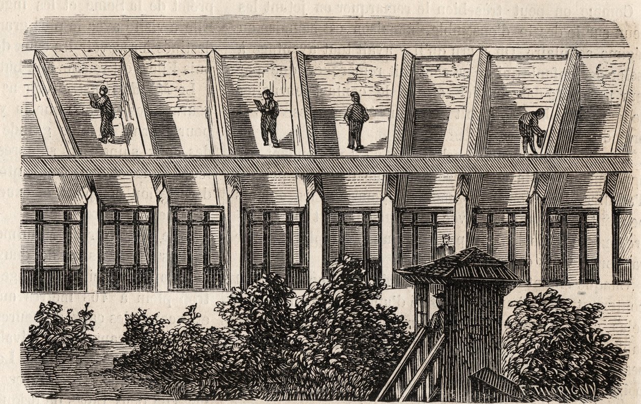 París - Prisión de la Petite Roquette (prisión para mujeres y adolescentes) de Felix (after) Thorigny