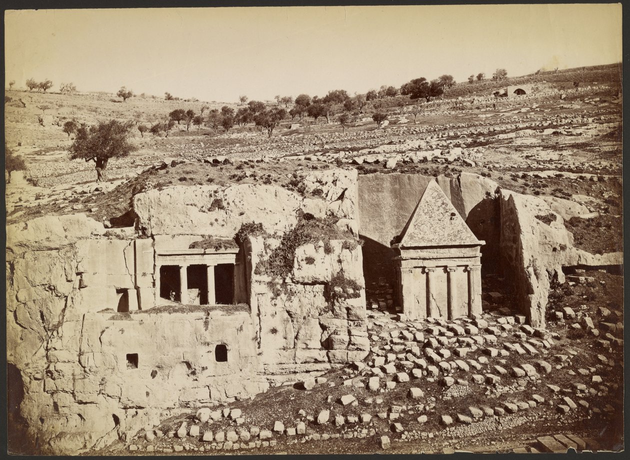Tumba de Absalón de Félix Bonfils