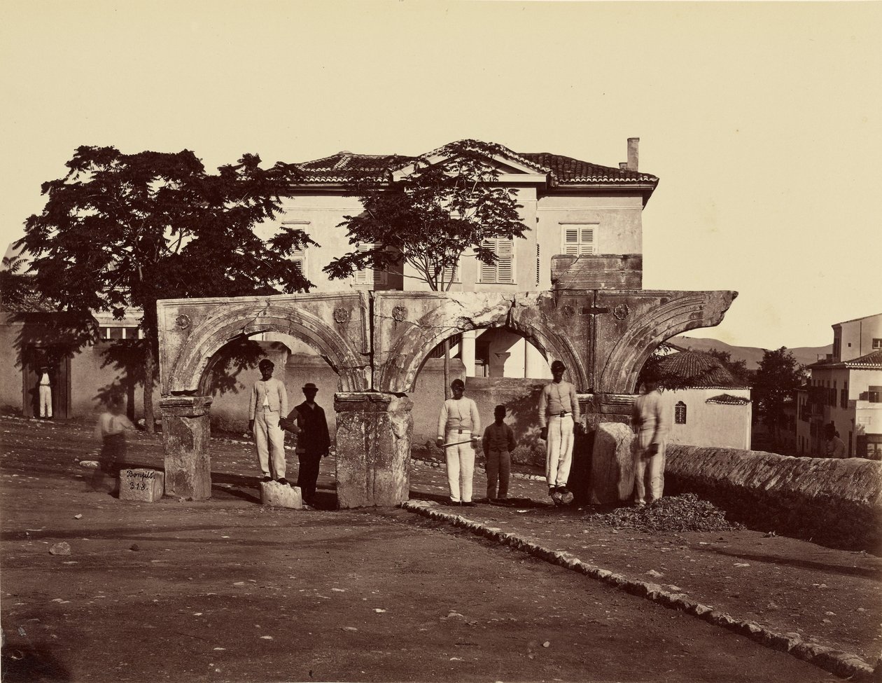El pórtico de Adriano, Atenas de Félix Bonfils