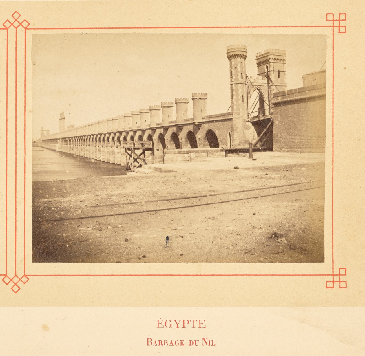 Presa del Nilo de Félix Bonfils