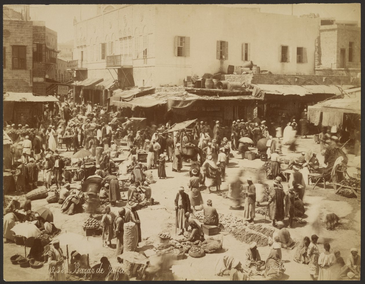 Bazar de Jaffa de Félix Bonfils