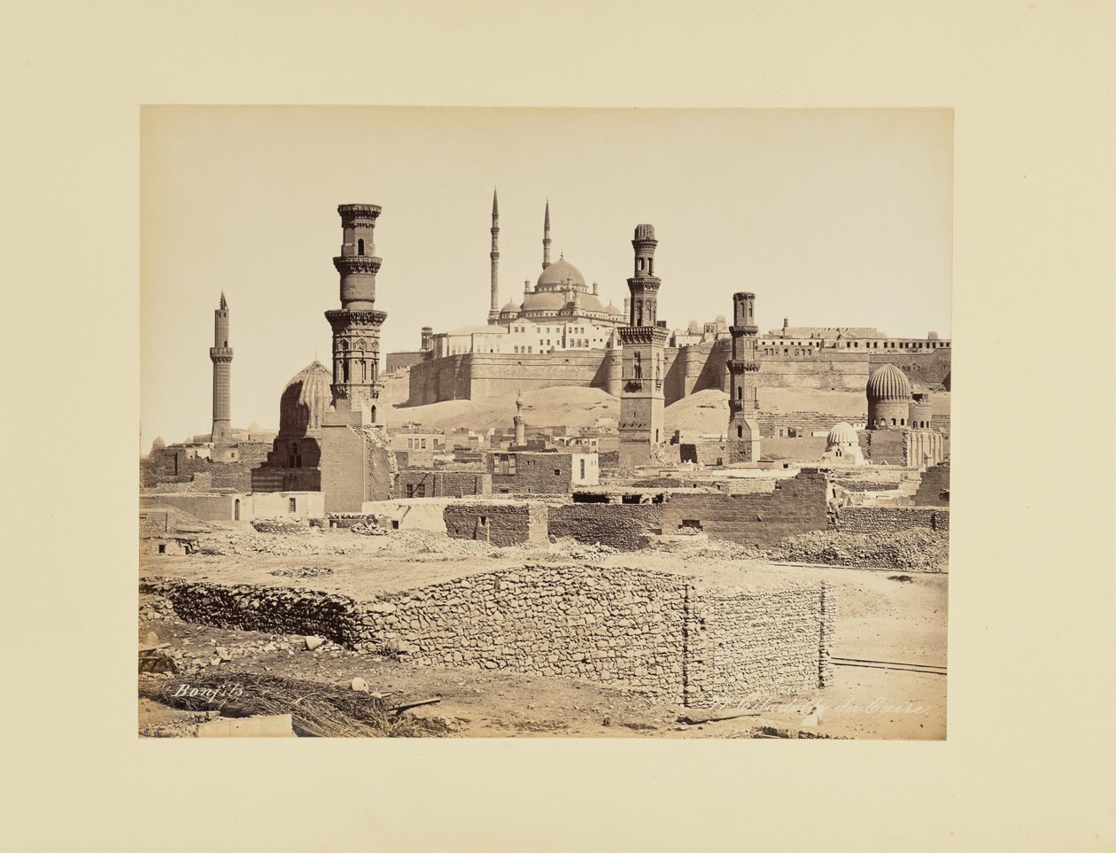 Ciudadela de El Cairo de Félix Bonfils